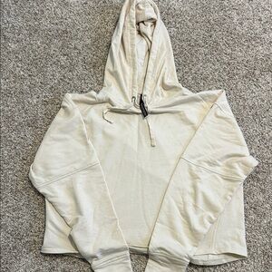 Women’s Small 1st Phorm Cream Hooded Sweatshirt